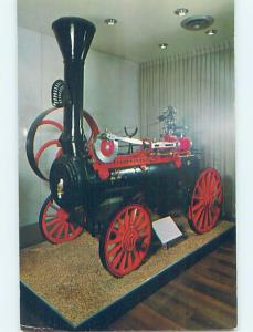 Unused Pre-1980 POSTCARD OF PORTABLE STEAM ENGINE AT MUSEUM Washington DC ho9567