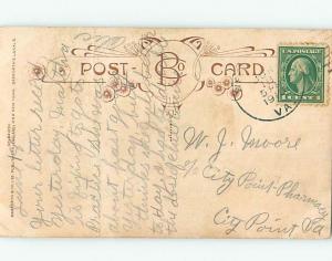 Bent Divided-Back POSTCARD FROM Petersburg Virginia VA HM6319
