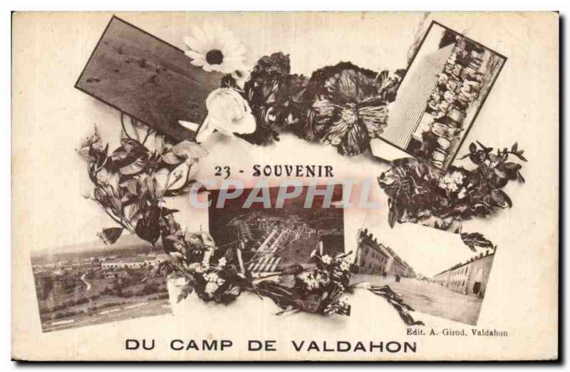 Old Postcard Valdahon Camp Memorial