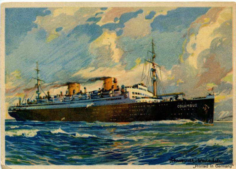 Norddeutschen Lloyd, Bremen - SS Columbus