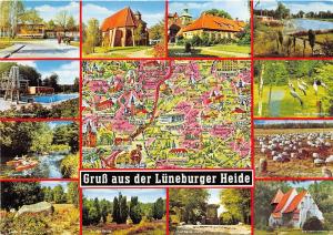 B35437 Luneburger Heide Map Cartes Geographiques   germany