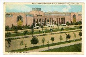 PA - Philadelphia. Sesqui-Centennial Int'l Expo 1926.Pennsylvania State Bldg