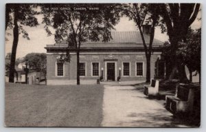 Camden ME Post Office Maine Postcard A32