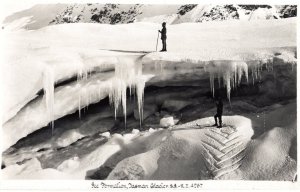 Tasman Glacier New Zealand Plain Back Postcard Photo