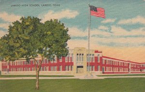 Postcard Laredo High School Laredo Texas