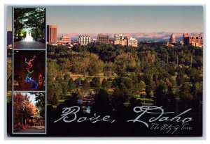 Boise Idaho The City Of Trees Continental View Postcard