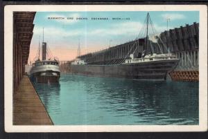 Ore Docks,Ships,Escanaba,MI