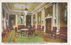 Kentucky Frankfort State Capitol Interior Showing State Reception Room Curteich