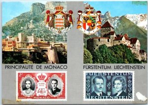 Postcard - The two only Principalities of Europe
