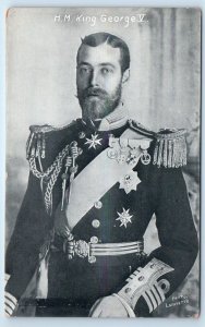 H.M. King George V Portrait ENGLAND UK Lafayette Postcard