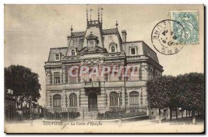 Old Postcard Louviers Caisse d & # 39Epargne