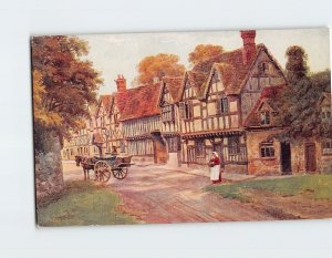 Postcard Mill Lane By A. R. Quinton Warwick England