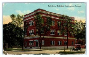 HUTCHINSON, Kansas KS ~ BELL TELEPHONE BUILDING 1912 Reno County Postcard