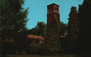 Library Tower Chico State College Chico California CA Vintage Postcard