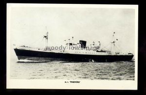 ca0371 - Johnson Warren Line Cargo Ship - Pinemore - postcard