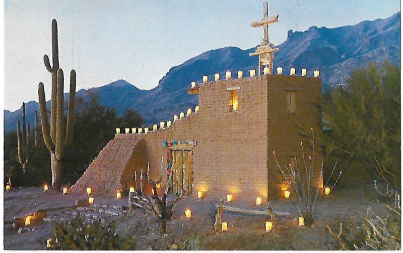 Artist's DeGrazia's Chapel Mission in the Sun Tucson Arizona