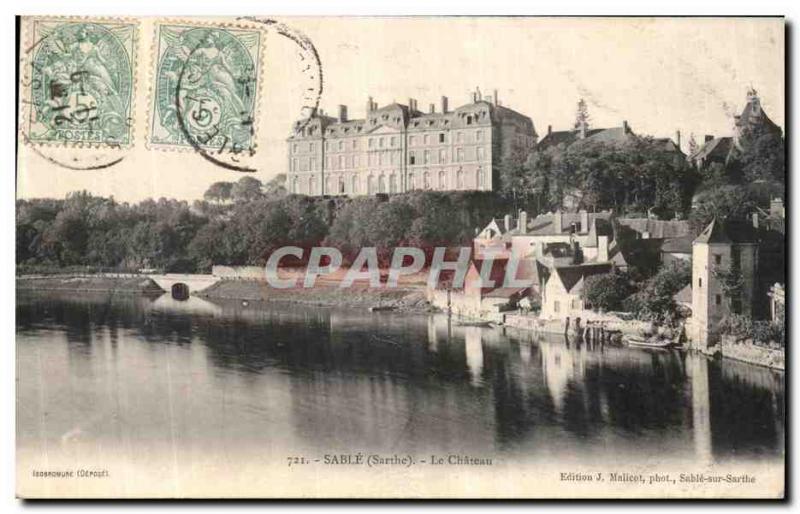 Old Postcard Sand Le Chateau