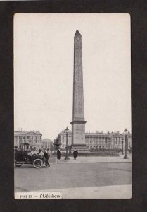 France Paris L'Obelisque Monument Carte Postale Postcard Europe Carte Po...