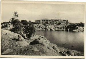 PC EGYPT, ASSUAN, THE CATARACT HOTEL, Vintage REAL PHOTO Postcard (b36811)