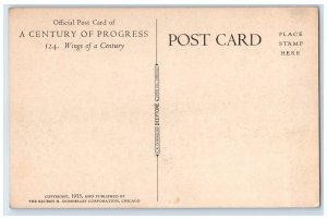 1933 Wings Of A Century, Century Of Progress Chicago Illinois IL Postcard