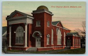 Postcard AR Malvern First Baptist Church c1912 View #1 N12