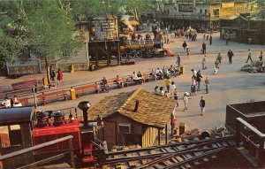 CALICO SQUARE Miniature Railroad Train Knott's Berry Farm 1960s Vintage Postcard