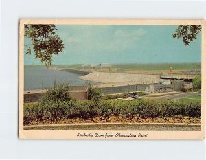 Postcard Kentucky Dam from Observation Point, Kentucky