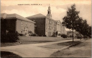 Vtg 1940s Hubbard School Plainfield New Jersey NJ Mayrose Co Collotype Postcard