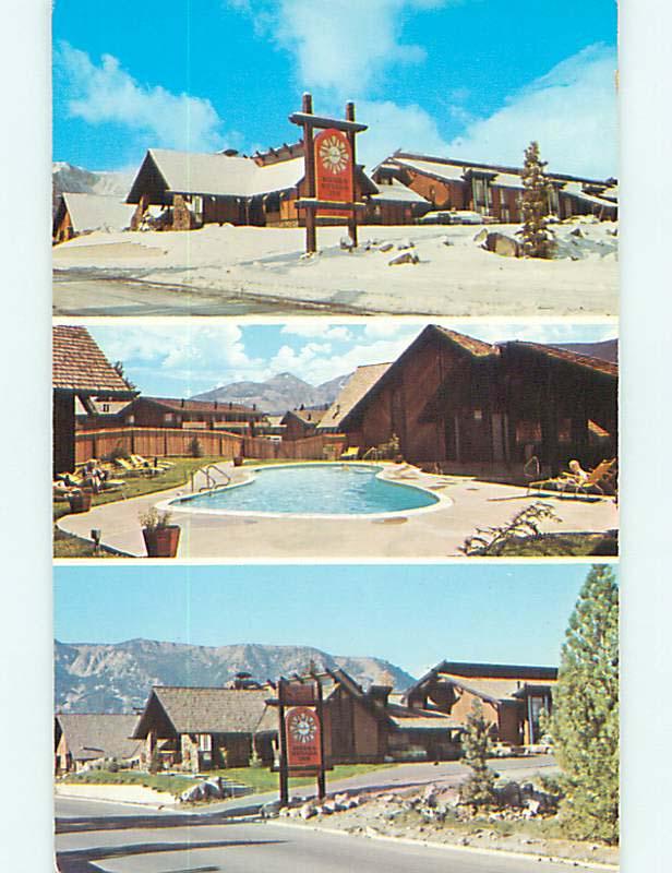 Unused Pre-1980 SIERRA NEVADA INN MOTEL Mammoth Lakes California CA s2695