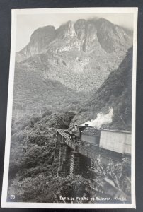 Mint Brazil Real Picture Postcard Railway Parana Curitiba Paranagua