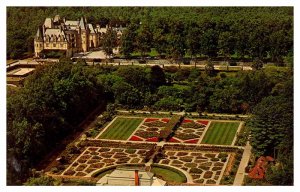 Postcard GARDEN SCENE Asheville North Carolina NC AS3189