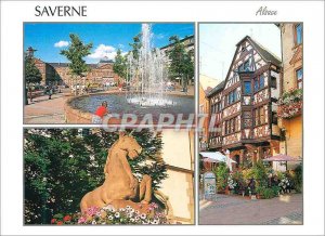 Modern Postcard Saverne (Bas Rhin) Alsace Horse