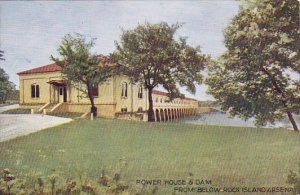 Illinois Rock Island Power House & Dam From Below