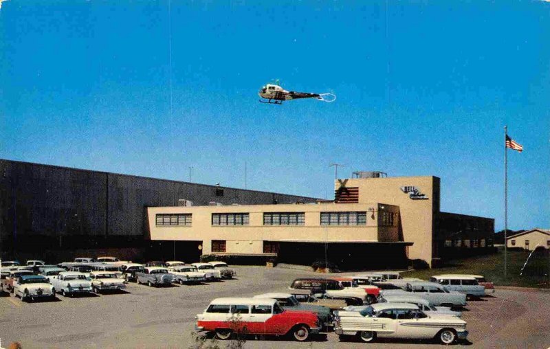 Bell Helicopter Corp Factory Hurst Dallas Fort Worth Texas postcard