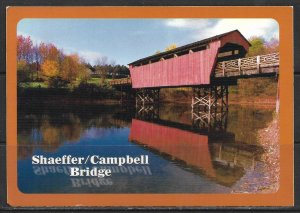 Ohio, Belmont County - Shaeffer/Campbell Covered Bridge - [OH-045X]
