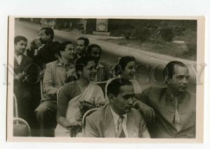 491888 1955 Indian movie delegation Dynamo Rostov-on-Don miniature photo card