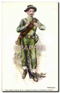 Old Postcard Infantryman From original painting by W L Sheppard Couresty of C...