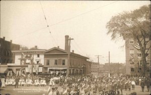 New Britain Connecticut CT Elihu Burritt Day c1910 Real Photo Postcard