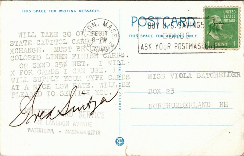 Postcard MA Springfield Melha Shrine Temple Camel Ancient Arabic Order 1940 H19