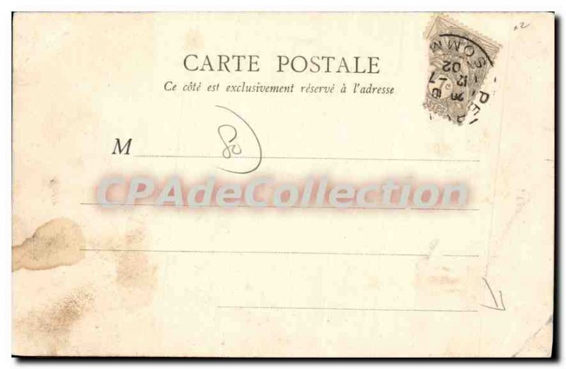 Old Postcard Peronne Tomb of Marin