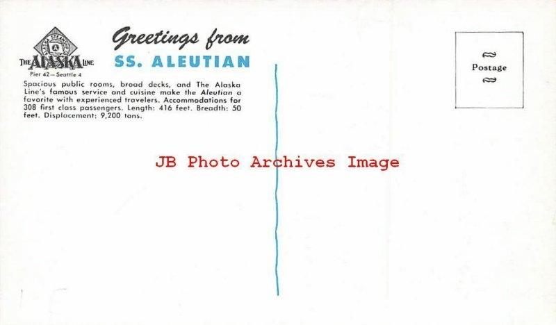 Alaska Steamship Company, Steamer Aleutian
