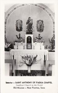 Iowa Festina Saint Anthony Of Padua Chapel Interior Photo