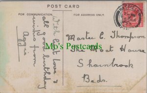 Genealogy Postcard - Thompson, The Moat House, Sharnbrook, Bedfordshire GL118