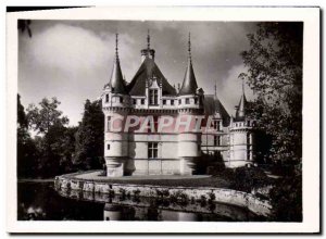 Modern Postcard Chateau Azay le Rideau Eastern Facade