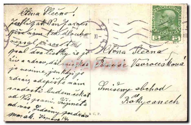 Old Postcard Praha Hradcany