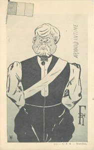 Postcard C-1910 Belgium Armand in time Caricature art 23-11953
