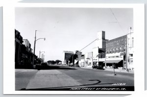 Holstein IA Main St~American Legion~Coast-to-Coast Hardware~Lennox~1960s RPPC PC