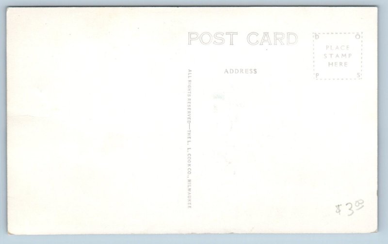 c1940's A Pretty View Of Deer Lake Grand Rapids Minnesota MN RPPC Photo Postcard