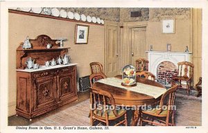 Dining Room, General US Grant Home - Galena, Illinois IL  