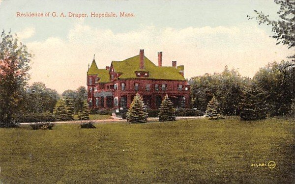 Residence of G.A. Draper in Hopedale, Massachusetts